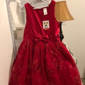 Disney *NWT* Red Minnie Mouse embellished dress.